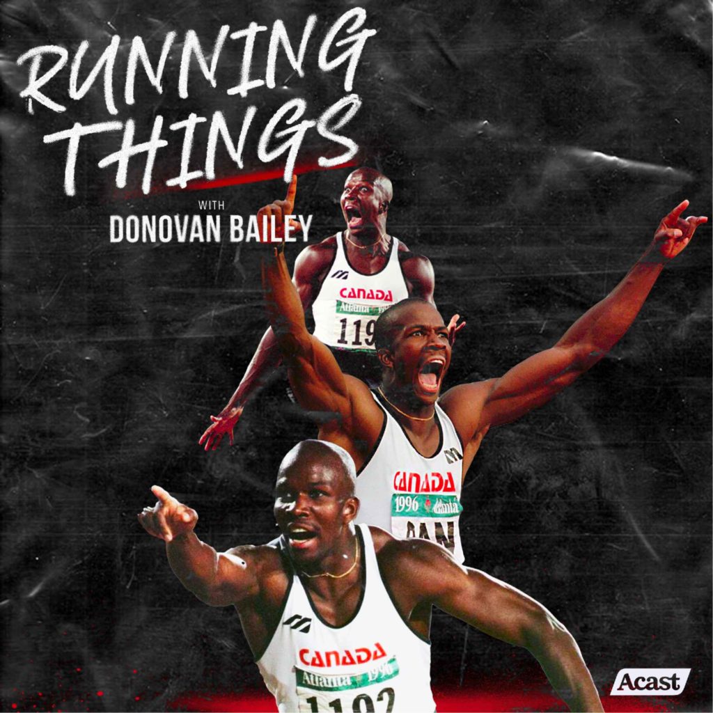 Running Things with Donovan Bailey podcast art
