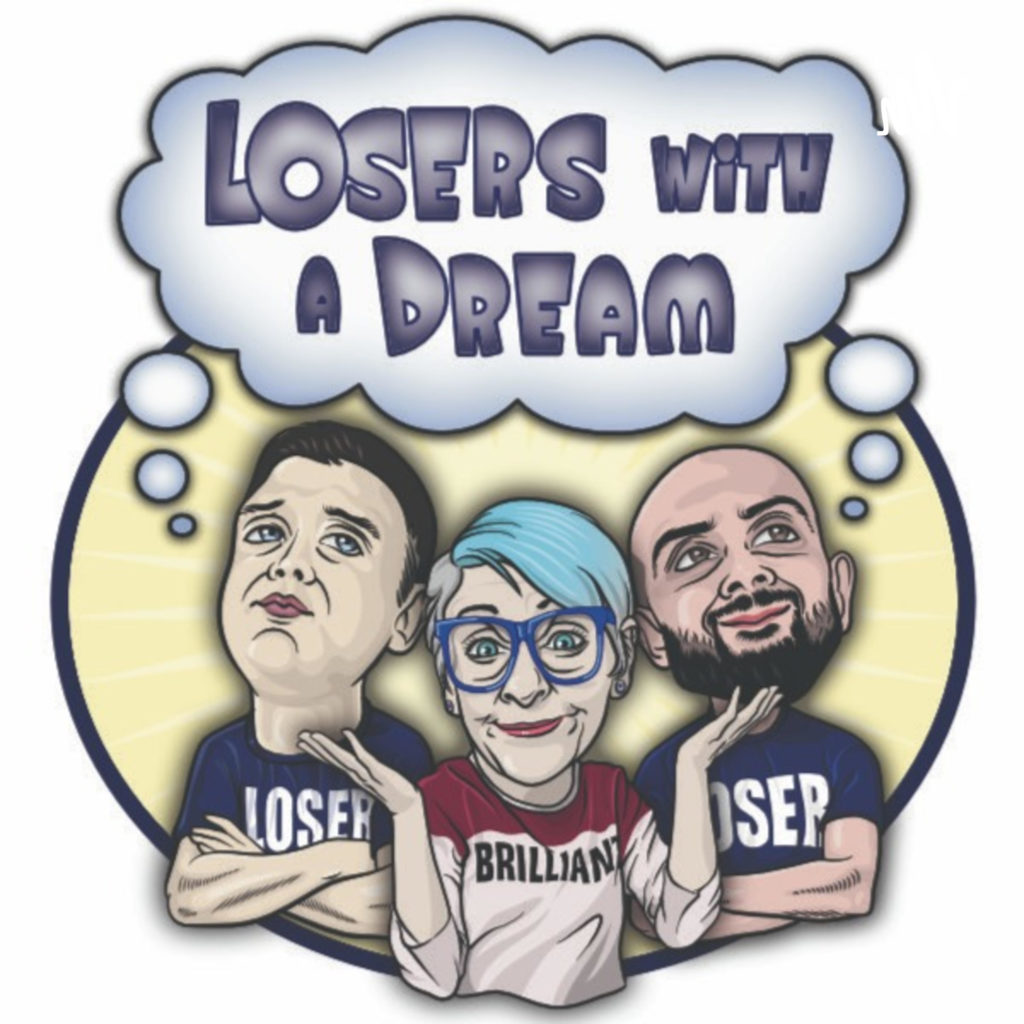 Losers With A Dream with Lisa Lampanelli podcast art