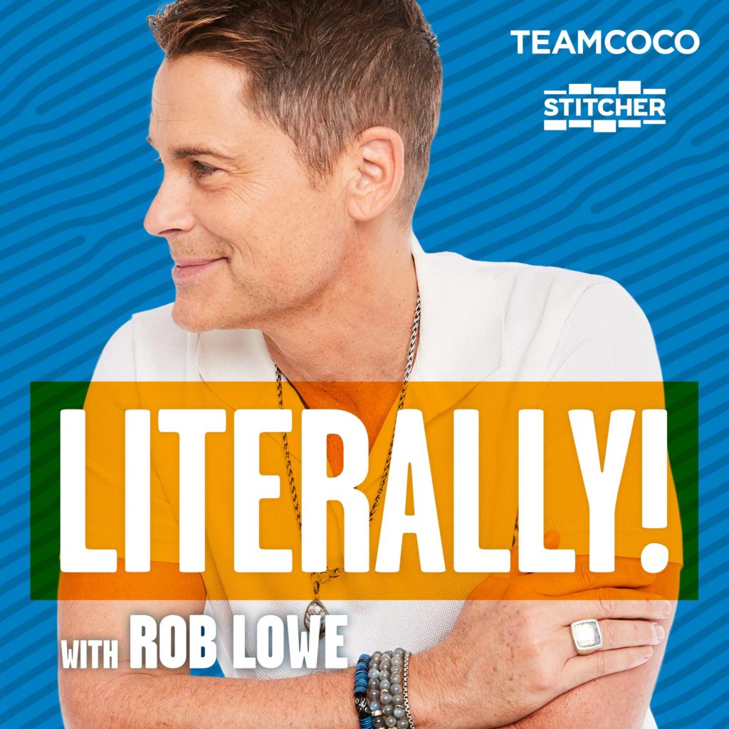 Literally with Rob Lowe's image