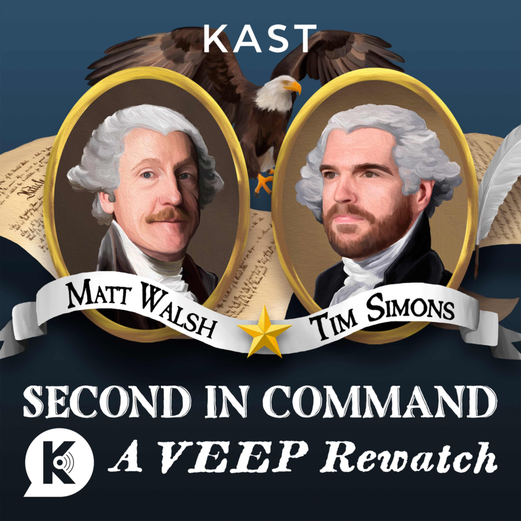 Second in command: a veep rewatch podcast image