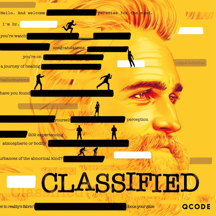 Classified podcast art