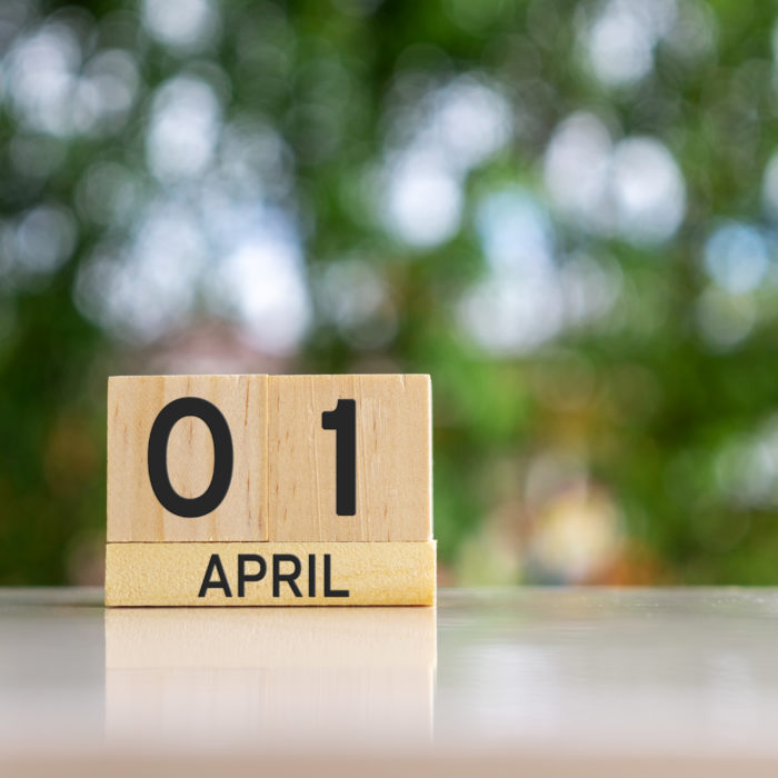 April 1st calendar blocks