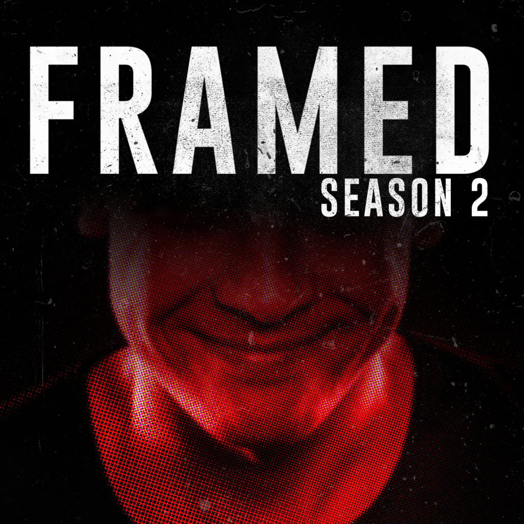 FRAMED: an investigative story podcast art