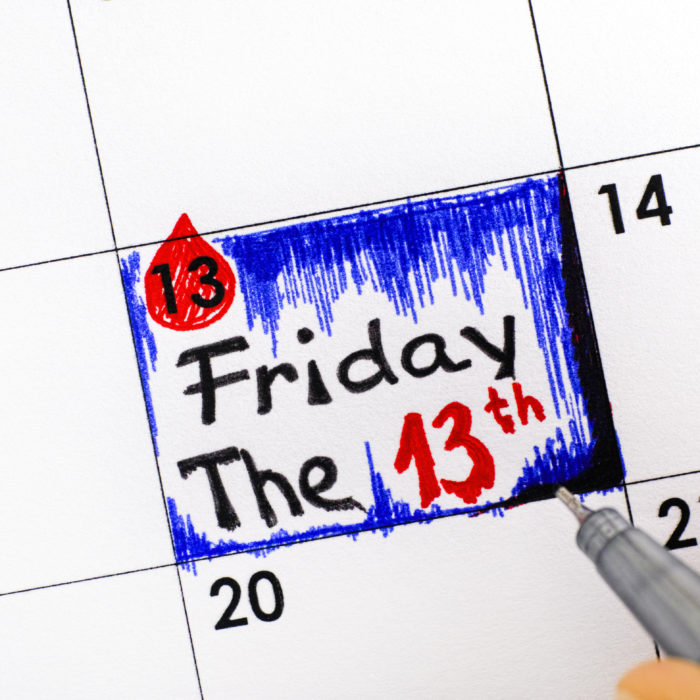 Friday the 13th calendar