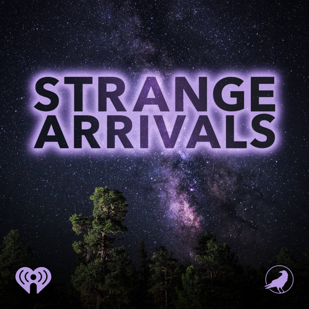 Strange Arrivals podcast art