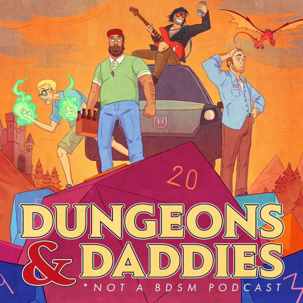 Dungeons and Daddies podcast art