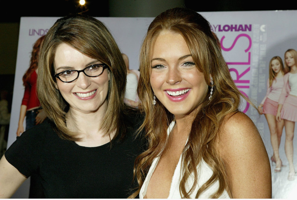 Tina Fey and Lindsay Lohan